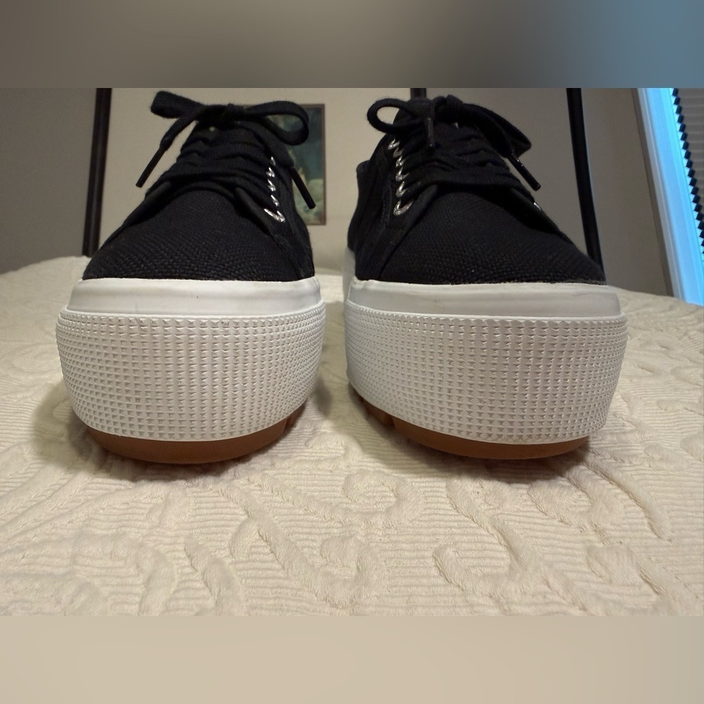 Superga Black Slip-On Shoes - Picture 7 of 9